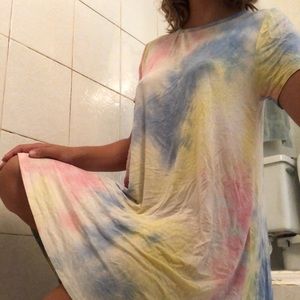 Flowy, tie dye dress